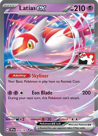 Surging Sparks Latias Ex [Prize-Pack] Pokémon card